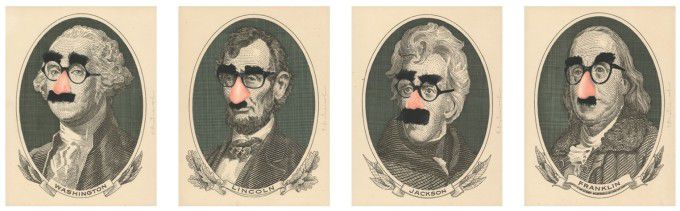 [서울=뉴스핌] 조용준 기자 = Mr.Brainwash의 작품들 [사진=홈페이지, 트위터 갈무리] 2022.08.19 digibobos@newspim.com