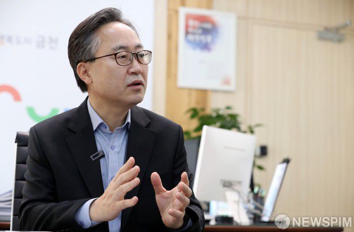 [서울=뉴스핌] 정일구 기자 = 유성훈 금천구청장. 2022.02.16 mironj19@newspim.com