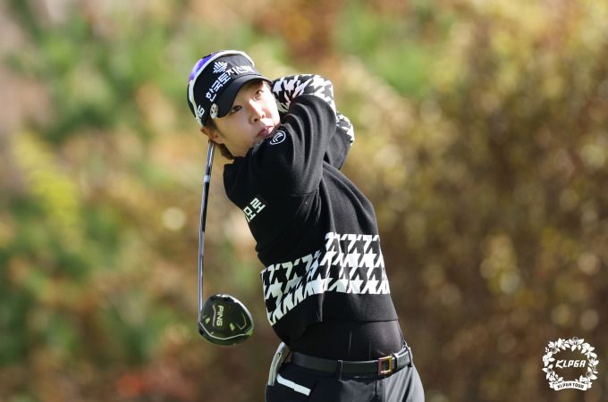 공동선두에 포진한 박지영. [사진= KLPGA]