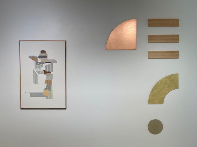 [서울 뉴스핌]이영란 기자= 작가 이은우가 서울 프롬프트 프로젝트에서 '직각 마음'이란 타이틀로 갖고 있는 개인전의 출품작. [사진=프롬프트 프로젝트] 2022.12.25 art29@newspim.com