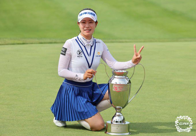 국내 통산 18승을 달성한 박민지. [사진= KLPGA]