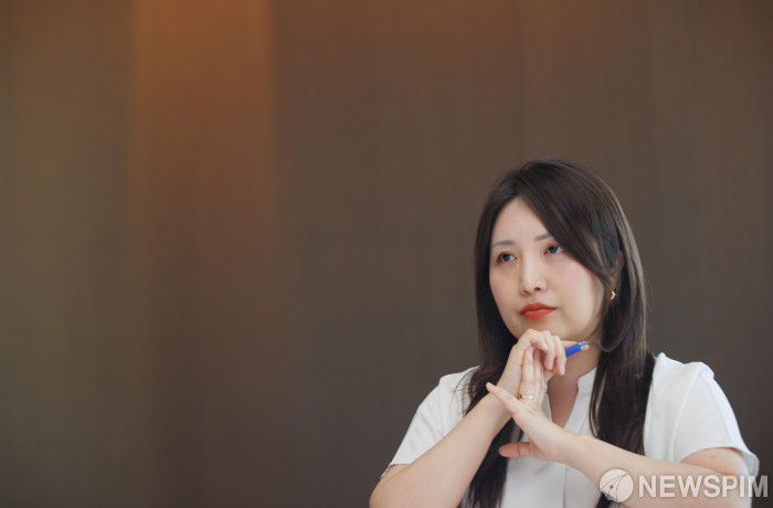 [서울=뉴스핌] 윤창빈 기자 = 김채윤 NH투자증권 책임연구원. 2023.09.06 pangbin@newspim.com