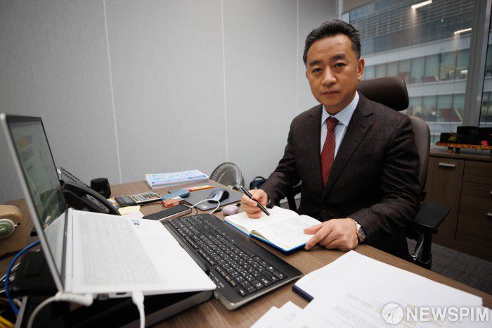 [서울=뉴스핌] 윤창빈 기자 = 김중곤 NH투자증권 IB1본부·ECM부문 대표 2024.01.09 pangbin@newspim.com