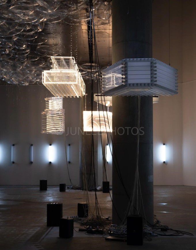 [서울 뉴스핌]이영란 기자=필립 파레노 '보이스(VOICES)' 전시 전경, ⓒPhilippe Parreno, [사진 제공= 리움미술관] 2024.02.26 art29@newspim.com