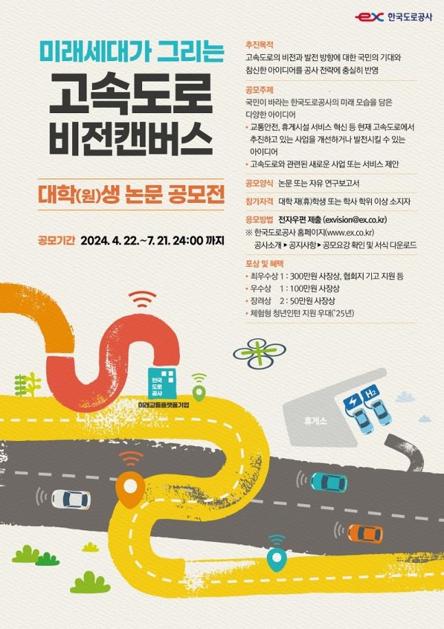 공모전 포스터 [자료=한국도로공사]