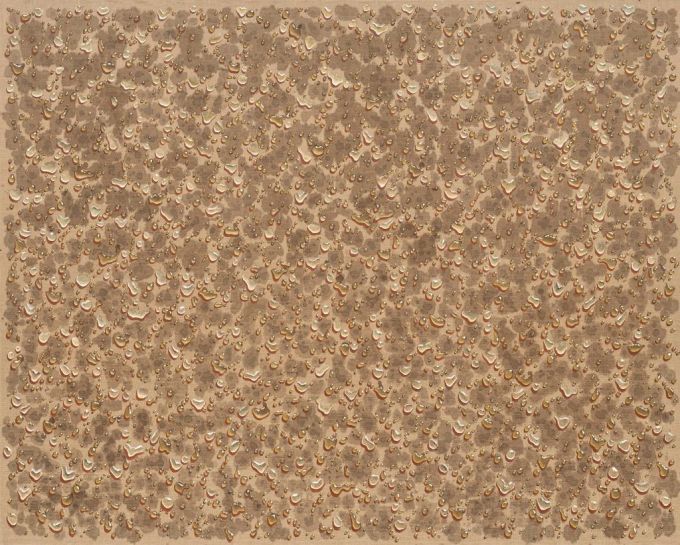 [서울=뉴스핌]이영란 미술전문기자=김창열 '물방울 ENS79002', 1979, 마포에 유채, 182x227 cm. Courtesy of Kim Tschang-Yeul Estate and Gallery Hyundai. 갤러리현대 제공 2024.04.24 art29@newspim.com