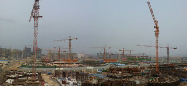 아파트 단지 건설 현장 모습. [사진=뉴스핌 DB]