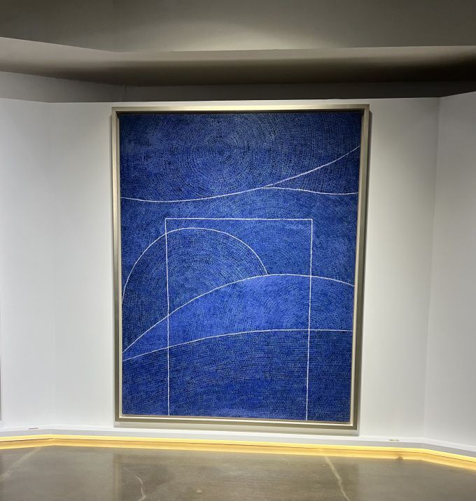 [서울=뉴스핌] 김환기 화백의 대표작인 '십만개의 점' . [사진:이영란 미술전문기자]2024.06.12 art29@newspim.com