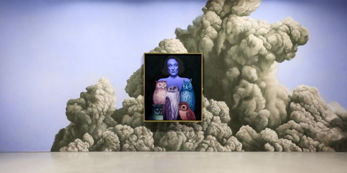 [서울=뉴스핌] 이지은 기자 = 니콜라스 파티의 '구름' [사진=김상태] 2024.08.29 alice09@newspim.com