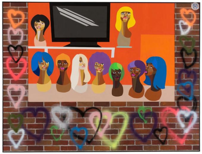 [서울=뉴스핌]이영란 미술전문기자=가고시안 갤러리가 서울 용산의 아모레퍼시픽 캐비넷에서 개막한 데릭 애덤스 전에 출품된 작품. [사진=가고시안 갤러리] 2024.09.05 art29@newspim.com