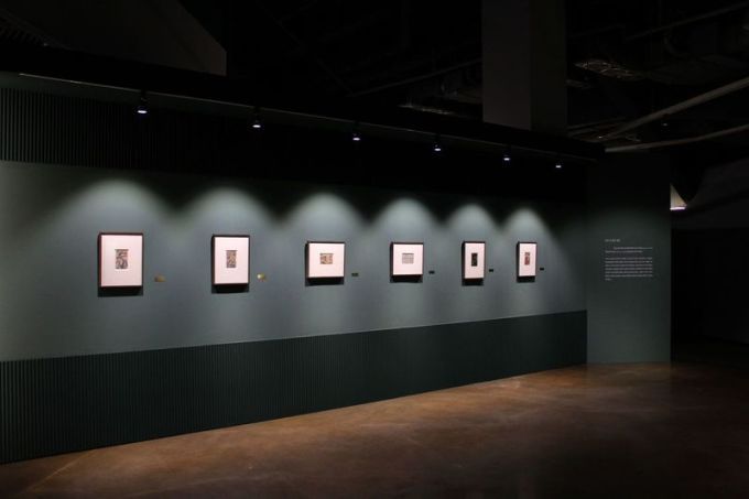 [서울=뉴스핌] 이지은 기자 = 서울미술관이 전시한 이중섭의 엽서화 전경 [사진=서울미술관] 2024.09.13 alice09@newspim.com