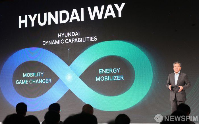 현대자동차가 구글 알파벳 산하 자율주행 자동차 개발 업체인 웨이모(Waymo)와 전략적 파트너십을 체결했다. 사진은 현대차가 지난 8월 28일 개최한 '2024 CEO 인베스터 데이'. [사진=현대차]