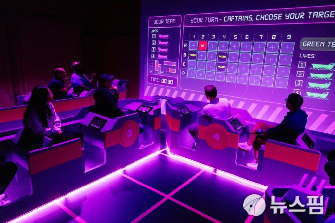 미국 뉴욕 오징어게임 체험 행사장 이미지.[사진=넷플릭스 제공] 2024.10.12 mj72284@newspim.com