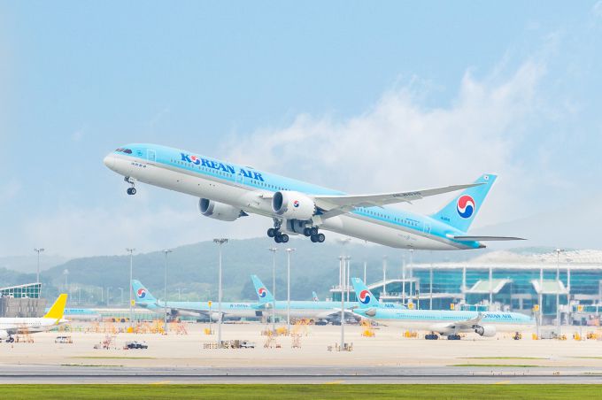 대한항공 B787-10 항공기. [사진=대한항공]