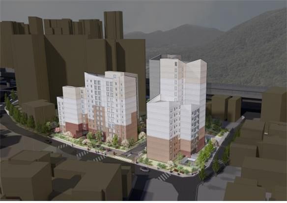 정릉동 385-1 일대 모아주택 조감도 [자료=서울시]