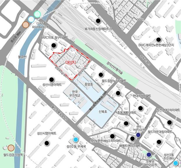 중동 78번지 일대 모아주택 위치도 [자료=서울시]