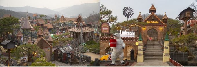 야경이 아름다운 유럽형 테마파크 '여주 루덴시아'. [사진=경기관광공사]