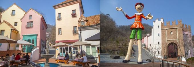 어린왕자와 피노키오를 만날 수 있는 곳 '가평 쁘띠프랑스와 이탈리아 마을'. [사진=경기관광공사]