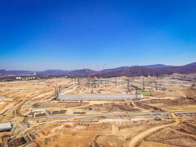 용인시 처인구 원삼면에 조성 중인 '용인 반도체클러스터 일반산업단지' 공사현장. [사진=용인시]