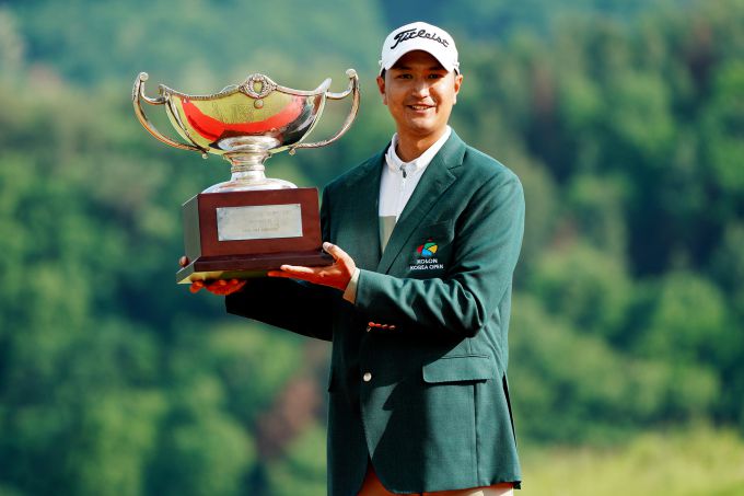 [서울=뉴스핌] 김용석 기자 = 한국오픈에서 우승을 차지한 태국의 사돔 깨우깐자나. [사진= 코오롱 한국오픈 조직위] 2025.05.25 fineview@newspim.com