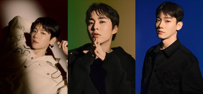 템퍼링 의혹이 일었던 엑소 첸백시. 엑소 멤버 백현, 시우민, 첸(왼쪽부터) [사진=INB100]