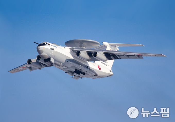 러시아 공군의 A-50 공중조기경보기. [사진=위키피디아]