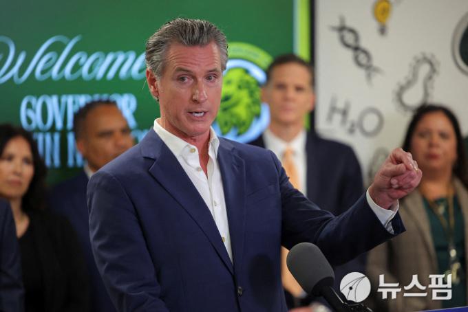 개빈 뉴섬 미국 캘리포니아 주지사. [사진=로이터 뉴스핌]