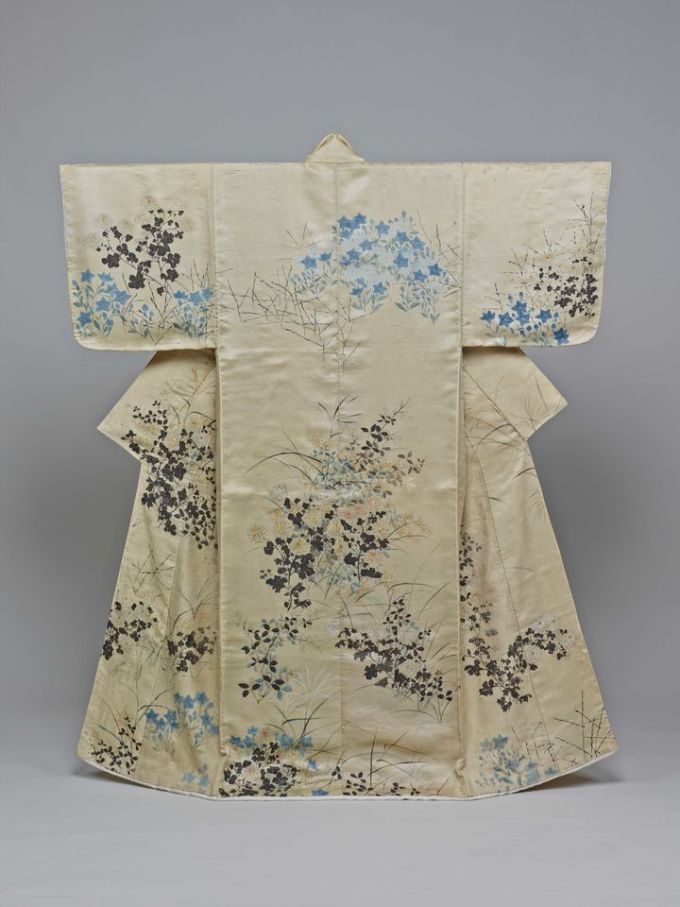 [서울=뉴스핌] 이지은 기자 = 가을풀무늬 고소데. [사진=국립중앙박물관]  2025.06.16 alice09@newspim.com