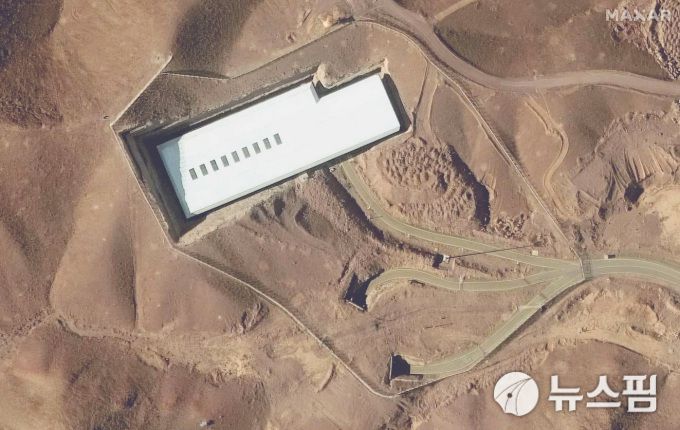 이란 포르도 핵 시설 위성 사진. [사진=로이터 뉴스핌]