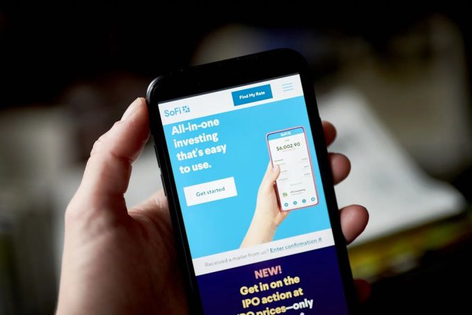 소파이 모바일 플랫폼 [사진=블룸버그]