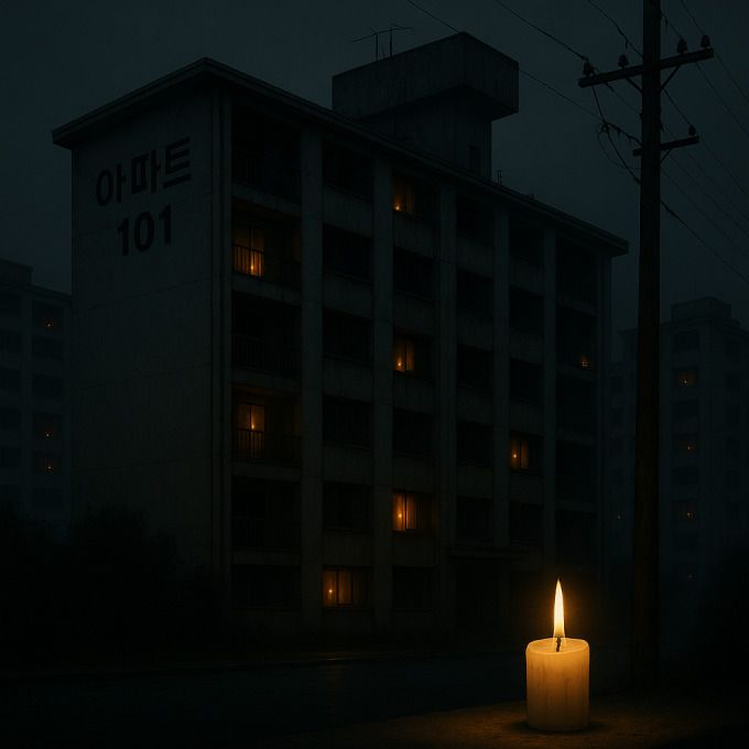 아파트 단지 정전 이미지. [일러스트=이휘경 기자] 2025.06.22 hkl8123@newspim.com