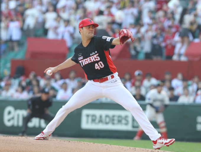 [서울=뉴스핌] 지난 23일 문학 SSG전에서 KIA의 선발 제임스 네일이 역투하고 있다. [사진 = KIA] 2025.06.22 wcn05002@newspim.com