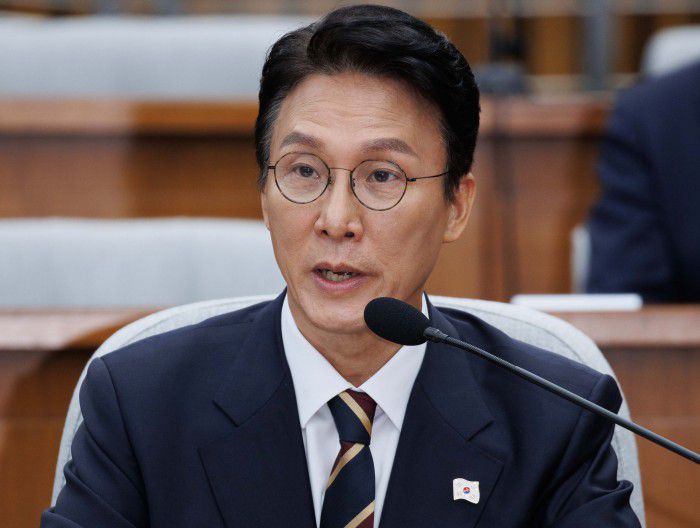 [서울=뉴스핌] 윤창빈 기자 = 김민석 국무총리 후보자가 25일 오전 서울 여의도 국회에서 열린 인사청문회에서 의원 질의에 답변하고 있다. 2025.06.25 pangbin@newspim.com