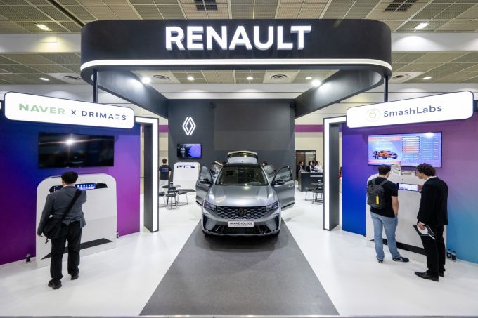 넥스트라이즈에 마련된 르노코리아 부스 [사진=르노코리아]