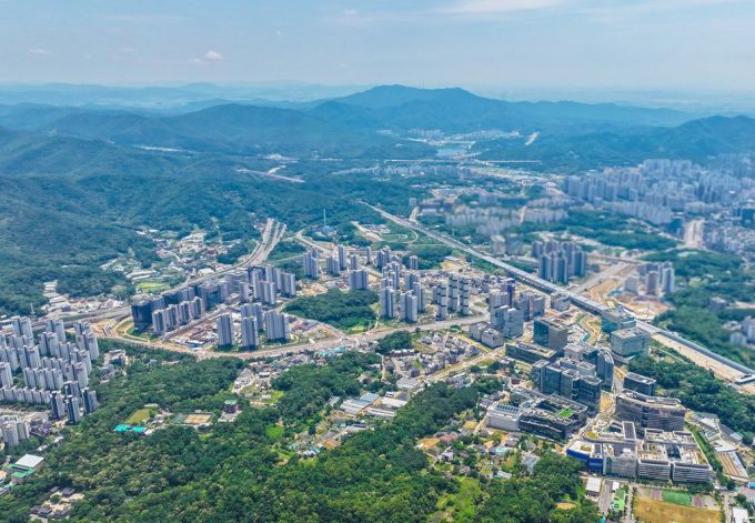 과천지식정보타운 전경. [사진=과천시]