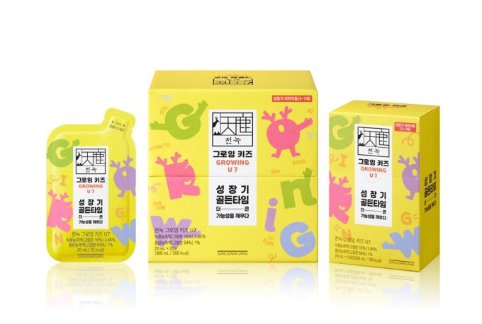 천녹 그로잉 키즈 U7 [사진=KGC인삼공사]