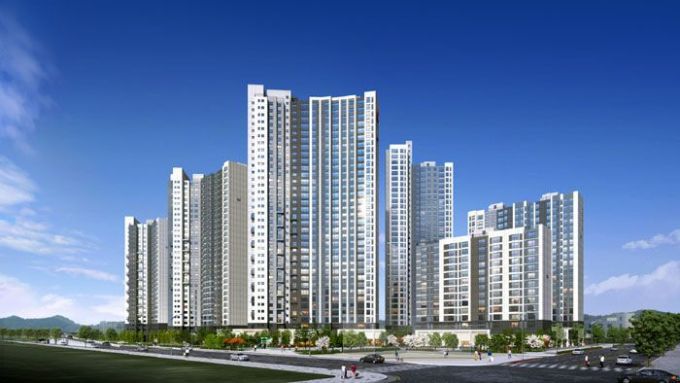 '리버센 SK VIEW 롯데캐슬' 조감도. [자료=SK에코플랜트]
