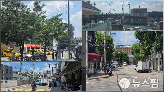 [서울=뉴스핌] 송현도 기자 = 9일 UN사령부 부지 인근 모습. 더파크사이드서울의 공사가 한창이다. 2025.07.09 dosong@newspim.com