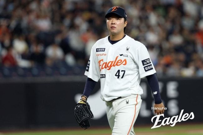 한화의 불펜 투수 김범수. [사진 = 한화]