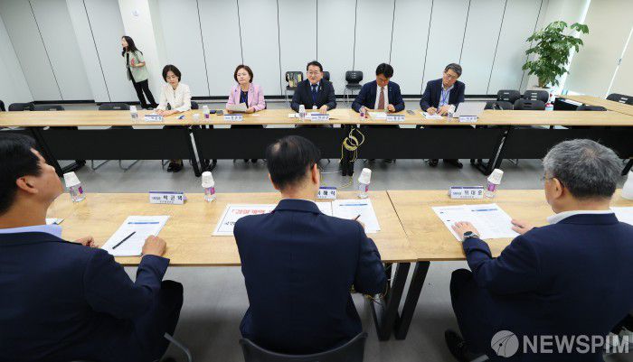 [서울=뉴스핌] 차규근 조국혁신당 최고위원이  11일 오전 서울 종로구 국정기획위원회에서 열린 국정기획위원회 정치행정분과 - 조국혁신당 검찰개혁 간담회에서 발언하고 있다.[사진=국정기획위원회] 2025.07.11 photo@newspim.com