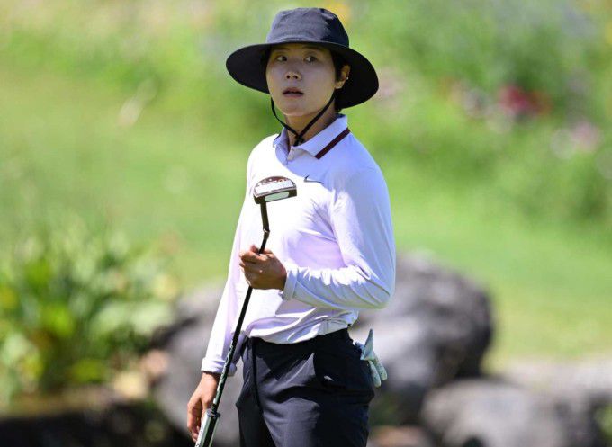 이소미가 12일 에비앙 챔피언십 2라운드 16번홀 그린에서 퍼팅을 준비하고 있다. [사진=LPGA]
