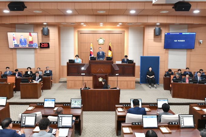 14일부터 24일까지 11일간의 일정으로 열린 김해시 제272회 임시회 [사진=김해시]= 2025.07.14