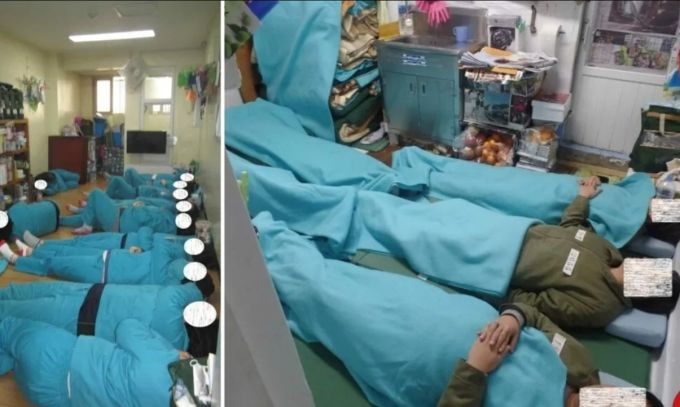 2018년 12월 구금 시설의 과밀 수용으로 인한 수용자 인권침해에 관해 직권조사하고, 구금 시설 신·증축 등 대책 마련 시행, 가석방 확대 방안 마련 등을 법무부 장관에게 권고했다. 사진은 청주여자교도소 혼거실과 대전교도소 혼거실. [사진=국가인권위원회 제공]