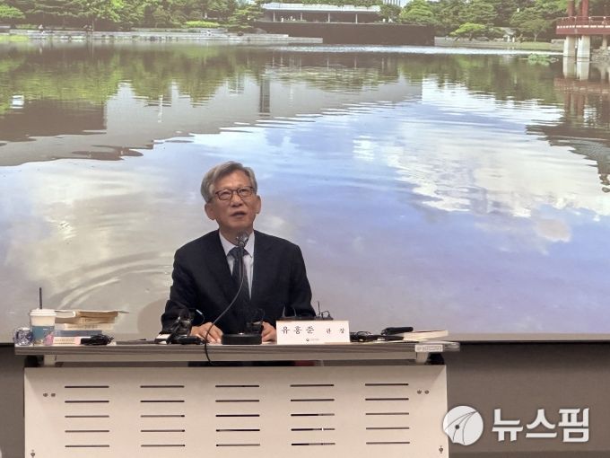 [서울=뉴스핌] 이지은 기자 = 유홍준 신임 국립중앙박물관장. 2025.07.24 alice09@newspim.com