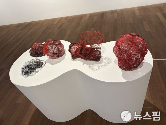 [서울=뉴스핌] 이지은 기자 = 시오타 치하루 작가의 '리턴 투 어스'의 '셀(Cell)' 시리즈 연작. 2025.07.25 alice09@newspim.com