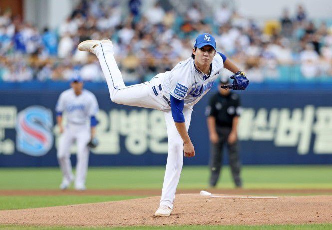 원태인. [사진 = 삼성]