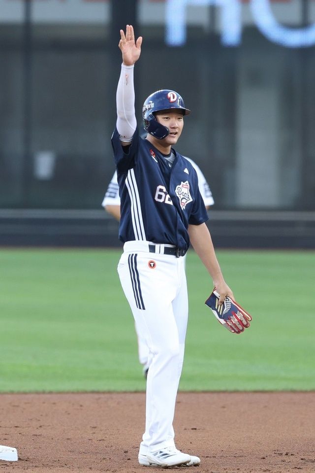 [서울=뉴스핌] 손지호 기자 = 두산 베어스 안재석. [사진=두산 베어스] 2025.09.04 thswlgh50@newspim.com