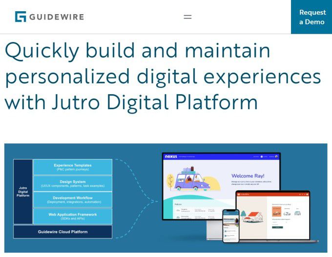 주트로 디지털 플랫폼 [사진 = 가이드와이어 홈페이지]