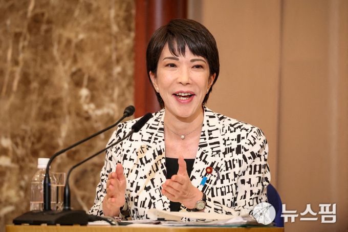 '포스트 이시바' 후보로 꼽히는 다카이치 사나에 전 일본 경제안보담당상 [사진=로이터 뉴스핌]