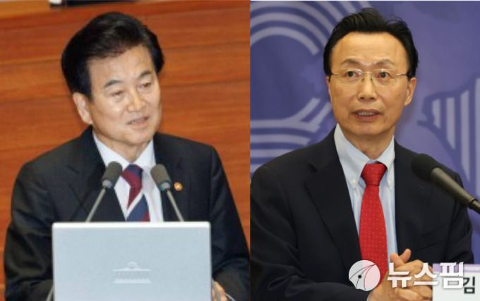 [서울=뉴스핌] 정동영(왼쪽) 통일부 장관과 김천식 통일연구원장. [사진=뉴스핌 자료사진]